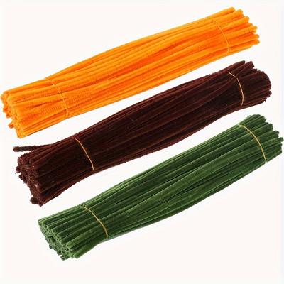 TEMU 300 Pcs Nylon Iron Pipe Cleaners For Diy Craft Projects - Sunflower Bouquet Fluffy Stems Crafting Supplies