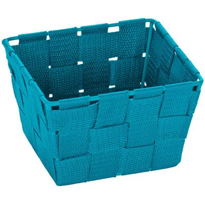 Aufbewahrungs Korb adria Petrol Mini Regal Box Ablage Organizer Bad Büro - blau - Wenko