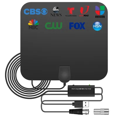 4K Flache Indoor-TV-Antenne HD Digital Indoor Antenne Verstärker HDTV-Antenne 3600 Meilen High Image