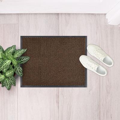 Fußmatte ANDIAMO "Easy, Made in Netherlands", braun, B:90cm H:5mm L:500cm, Kunstfaser, Teppiche, Schmutzfangläufer, Schmutzfangmatte, rutschhemmend, Innen- und überdachten Außenbereich Image