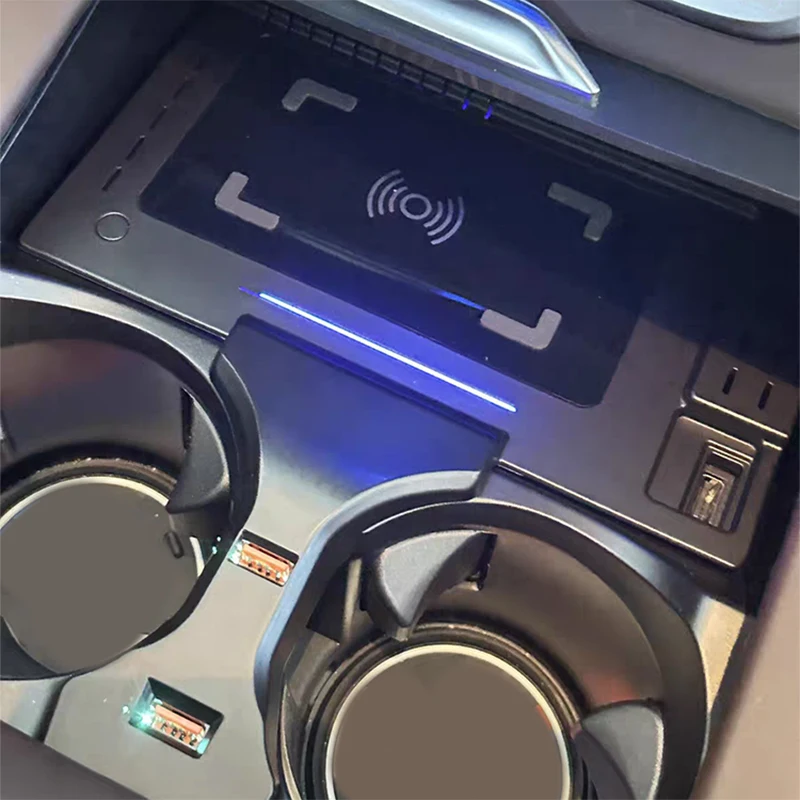 Auto kabelloses Ladegerät für BMW x3 g01 x4 g02 ix3 2019 2020 2021 2022 15w Schnell ladegerät Ladegerät für Mobiltelefone Image