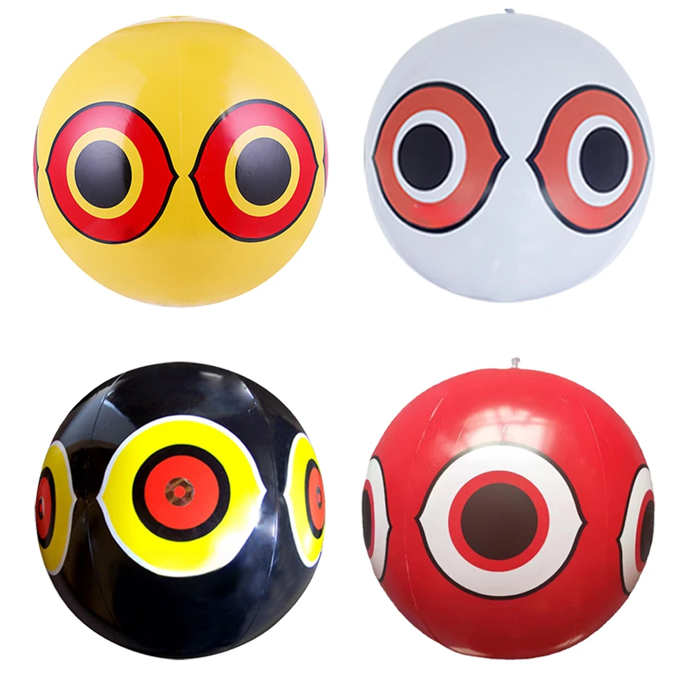 40cm Scare Eye Ballons visuelle Abschreckung Ballon Vogelschutz halten Enten vom Schwimmbad Anti Bird aufblasbaren Repeller fern Image