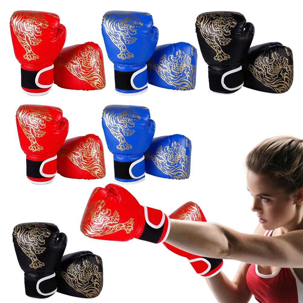 Box handschuhe atmungsaktive Kickbox handschuhe bequeme profession elle Box handschuhe Stanzen Trainings handschuhe für Kinder Erwachsene Image