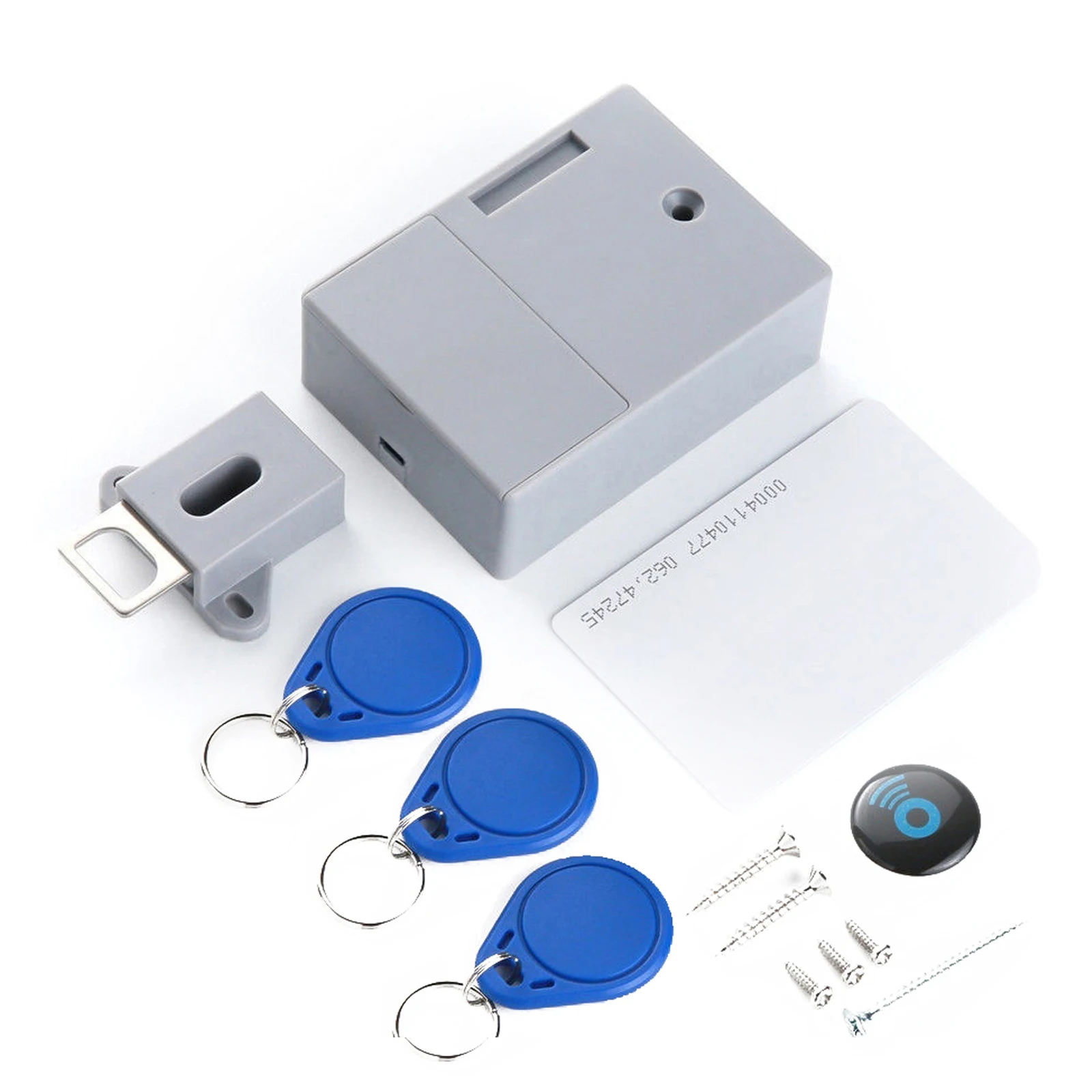 Batterie ic Karte Sensor Schrank Schublade intelligente Smart lock DIY unsichtbare versteckte digitale Schloss ohne Loch Image