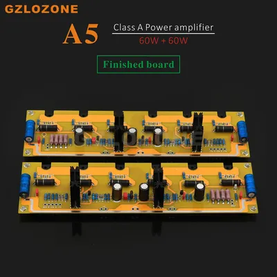 2CH HALLO-END PASS A5 Audiophile FET PASS Aleph-5 Pure Class A Endstufe DIY Kit/Fertige board 60W + Image