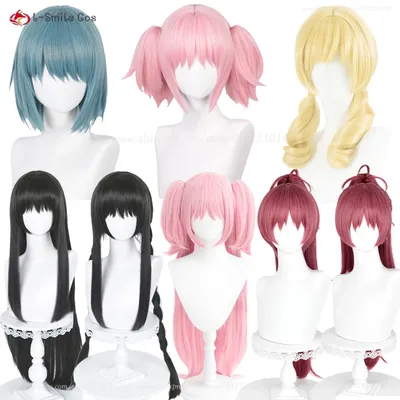 Anime Perücken cos Tomoe Mami Akemi Homura Miki Sayaka Sakura Kyouko Kaname Madoka Cosplay Perücke Image
