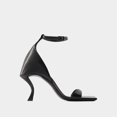 Hourglass Sandalen - Balenciaga - Leder - Schwarz