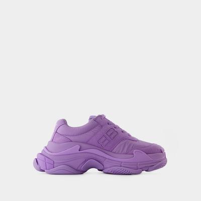 Sneakers Triple S - Balenciaga - Nylon - Lila