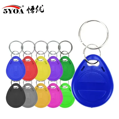 10Pcs EM4305 125Khz Key Copy Rewritable Writable Rewrite EM ID T5577 keyfobs RFID Tag Ring Card