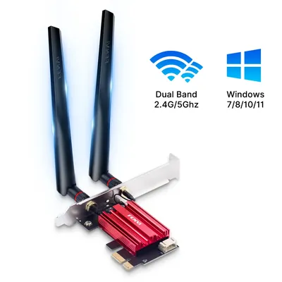 fenvi 1200Mbps Wifi PCI-E Wireless Adapter Bluetooth 4.0 Dual Band 2.4G/5GHz AC1200 Network Card for