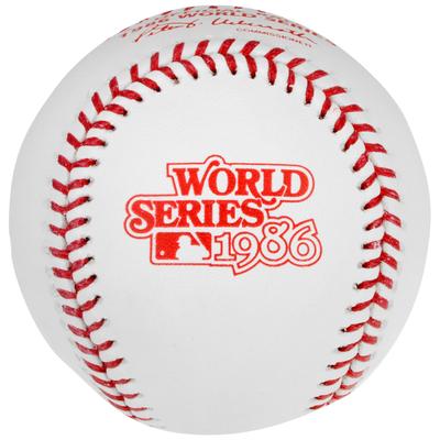 1986 MLB World Series Baseball Image