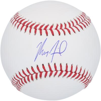 Von Max Fried signierter Baseball der New York Yankees Image