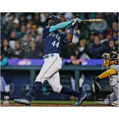 Autogrammfoto von Julio Rodriguez von den Seattle Mariners (16 x 20 Zoll) Image
