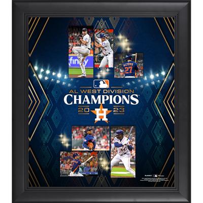 Fanatics Authentic Houston Astros 2023 AL West Division Champions-Collage, 38,1 x 43,2 cm Image