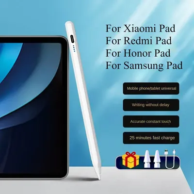 for xiaomi Pad 6 5 Stylus Pen For Samsung Pad without Palm Rejection Tilt,for Honor Vivo Pad for All Android Tablet Phone Pen