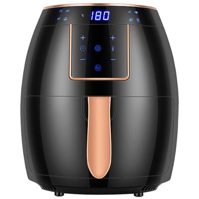 Decdeal - 5,5 l Heißluftfritteuse mit großem Fassungsvermögen, 1300 w, Timing-Touch-LCD-Bildschirm