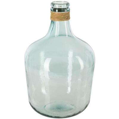 Atmosphera Créateur D'intérieur - Vase Dame Jeanne - Glas - transparent - H43 cm