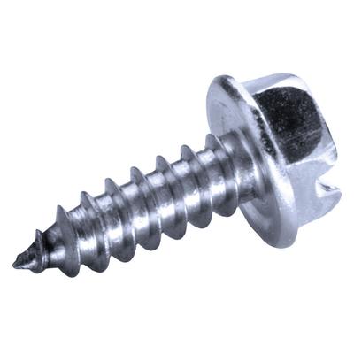 1000 Stück Blechschrauben (ø x l) 4,2 x 13 mm Edelstahl A2 (V2A) Sechskant Längsschlitz mit Image