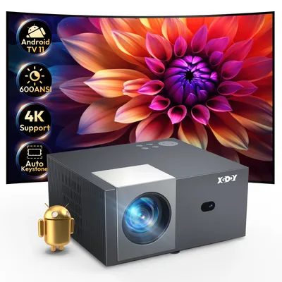 XGODY SAIL 2 Full HD 4K Projektor 2,4G 6G WiFi LCD LED Video Film Strahl Android Projektor Heimkino Image