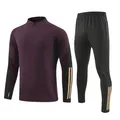 Ensemble de sport pour homme, kit de maillot de football allemand, veste à glissière GérHalf,