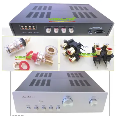 Kyyslb 435*380*110mm aluminium verstärker chassis diy box shell SP-22 high-end integrierter Image