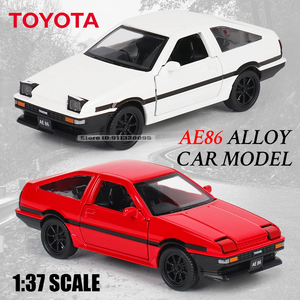 MSZ 1-37 Toyota AE86 Toyota Exquisites hängendes Modell, klassisches Auto, statisches Automodell, Legierungsdruckguss-Automodell, Sammlung, Geschenk Image