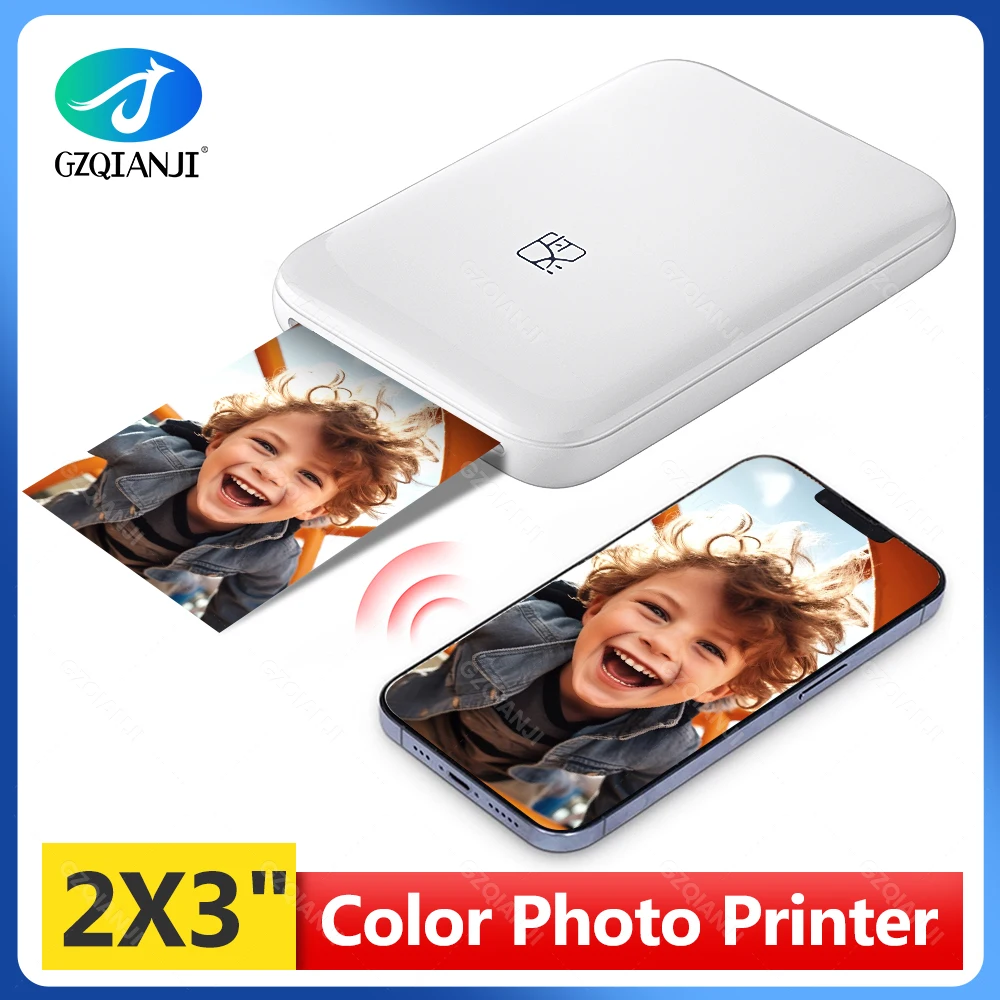 HPRT MT53 Tragbarer mobiler Mni-Taschendrucker BT Drahtloser Fotodrucker mit Zink-Technologie 2x3 Zoll Farbfotodruckerhersteller Image