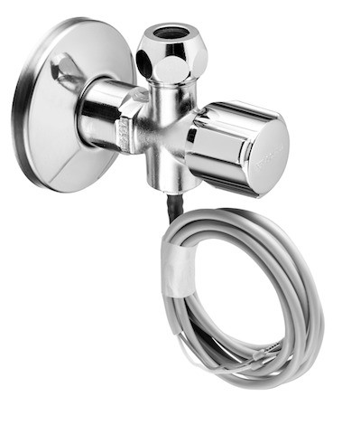 "Schell Eckventil COMFORT PT Temperaturfühler PT 1000, 1/2", chrom, 049920699 049920699" Image