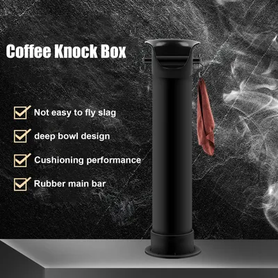 Coffee Knock Box Commercial Floor Standing Coffee Grounds Collection Bin for Restaurants Home