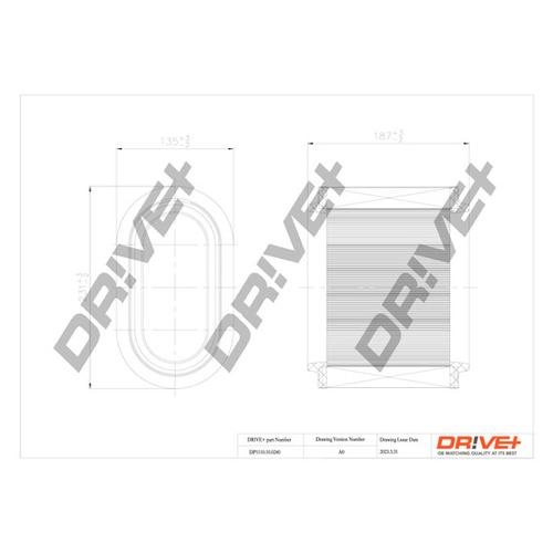 Drive+ Luftfilter für HYUNDAI 28130-4A001 DP1110.10.0240