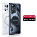 Per OPPO Find X5 Pro Case X5Pro X3 Airbag Cover antiurto per OPPO Find X3 Pro custodie in grafene per dissipazione del calore in lega di alluminio