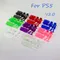 1set Solid Color Full Button Sets For PlayStation 5 PS5 V2.0 ABXY D-pad R1 L1 R2 L2 Direction Key