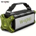 Altoparlante Bluetooth W-KING 50W RMS, altoparlanti portatili Bluetooth wireless forte, altoparlante grande esterno impermeabile IPX6