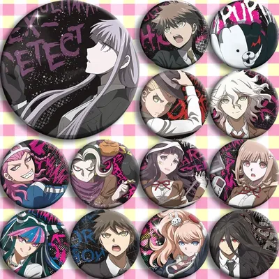 Naegi Makoto Kirigiri Kyoko Maizono Sayaka Mondo Owada Anime Game Costumes Badge Cosplay Costumes