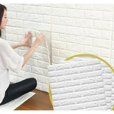 70cm * 100cm 3d diy selbst klebende Tapete Hintergrund dekoration PVC wasserdichte Wanda uf kleber Image