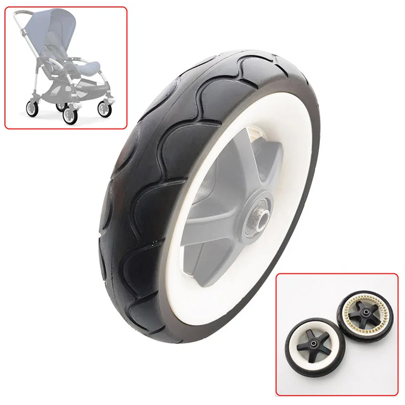Buggy Rad Reifen Für Bugaboo Bee3 Bee5 Kinderwagen Vorne oder Hinten Kinderwagen Rad Reifen Abdeckung PU Tubeless DIY Ersetzen Zubehör