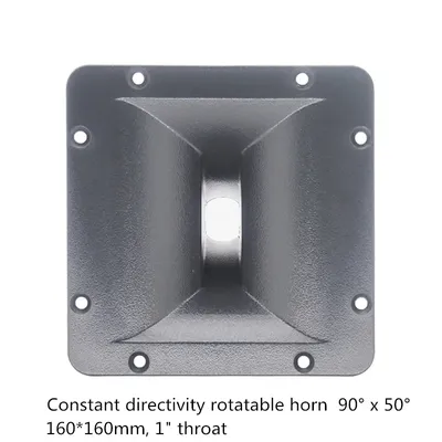 2PC DJ Hochtöner Lautsprecher Horn 160*160 1 “Throat Auto HiFi Piezo Höhen Für Professionelle Mixer Audio home Theater Karaoke PA System Image