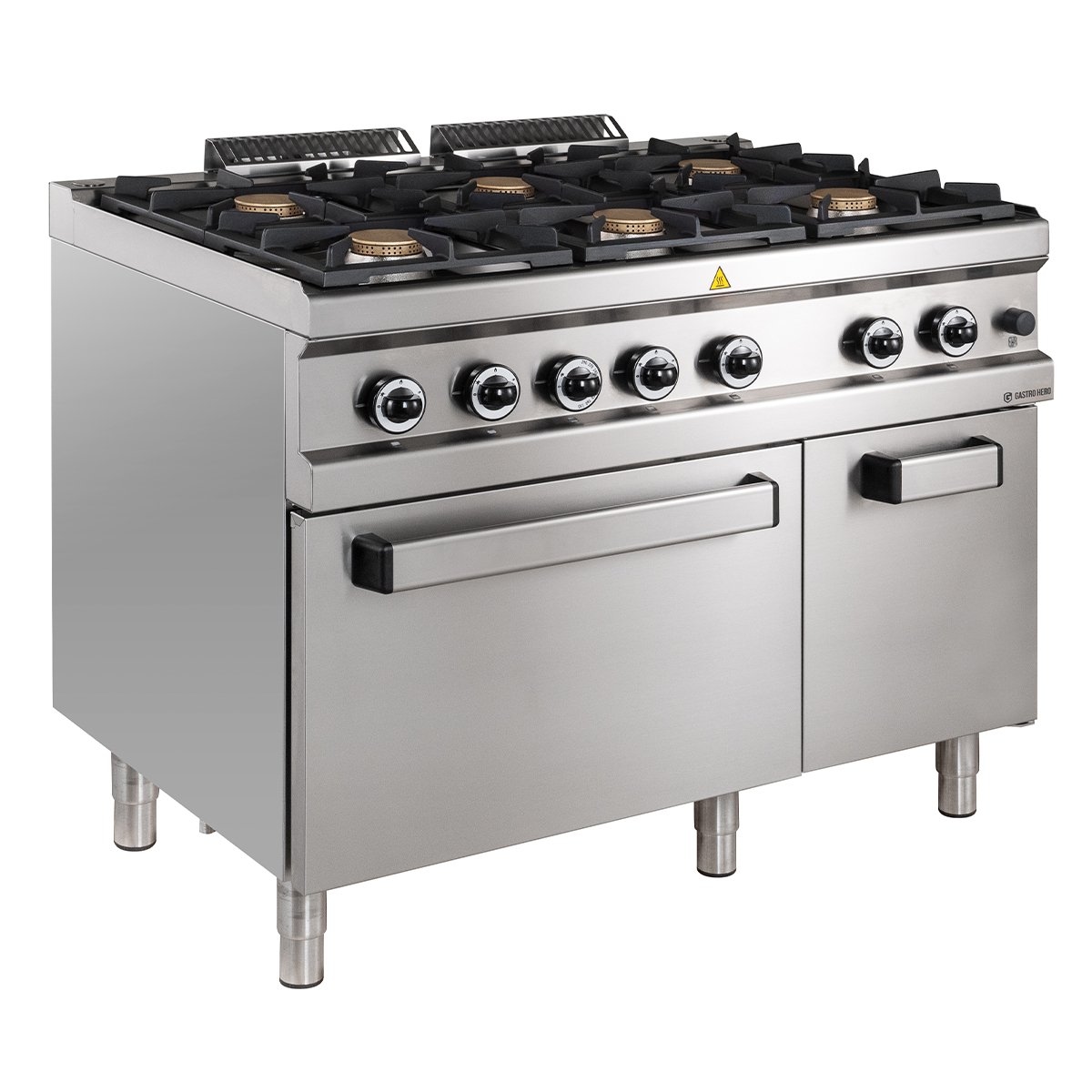 GastroHero Gasherd Serie 77 - 110/70 mit Gasbackofen 48 kW Image