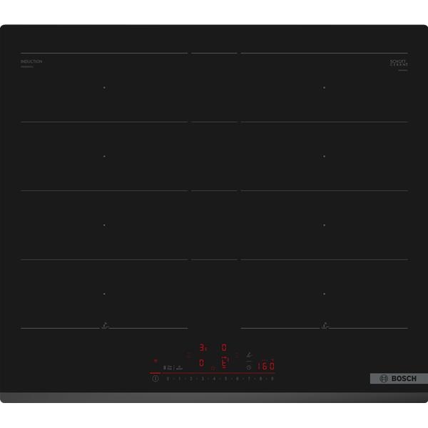 BOSCH PXY63KHC1E, Serie 6 Induktionskochfeld 60 cm, Rahmenlos aufliegend in edlem Schwarz Image
