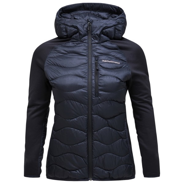 Peak Performance - Women's Helium Down Hybrid Hood - Daunenjacke Gr L blau/schwarz