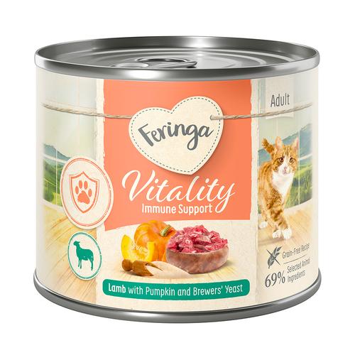 6x200g Feringa Vitality Immune Immune - Lamm Katzenfutter nass