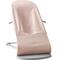 BabyBjorn Bouncer Bliss, Light Gray Frame Woven Melange, Light Pink