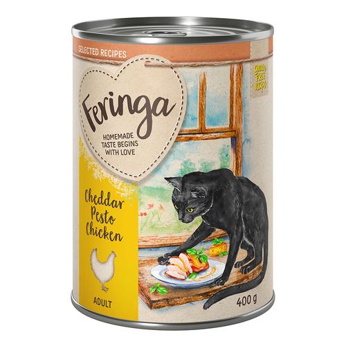 Sparpaket Feringa Selected Recipes 24 x 400 g - Cheddar Pesto Hühnchen