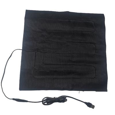 TEMU Usb Reptile Heating Pad - Washable Electric Cloth Heater For Dogs, Turtles, Snakes, And Lizards - X Inches, Black Polyester