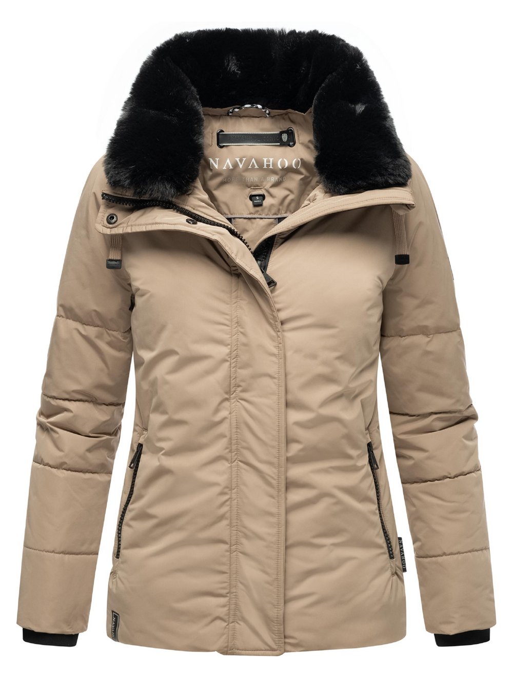 Navahoo Winterjacke Damen taupe, S Image