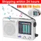 Radio portatile Altoparlante incorporato Radio stereo Antenna telescopica SW AM FM Mini radio