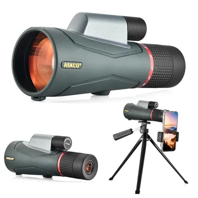 8-16X56 Zoom Monocular for Adults, ED Monocular Telescope High Power with Bak4 Prism SMC Coated for Camping and Bird Watching
