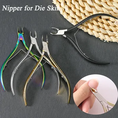 1pcs Nail Scissors Cuticle Clipper Manicure Nippers Dead Skin Remover Stainless Steel Pedicure Tool Eagle Beak Plier Tools