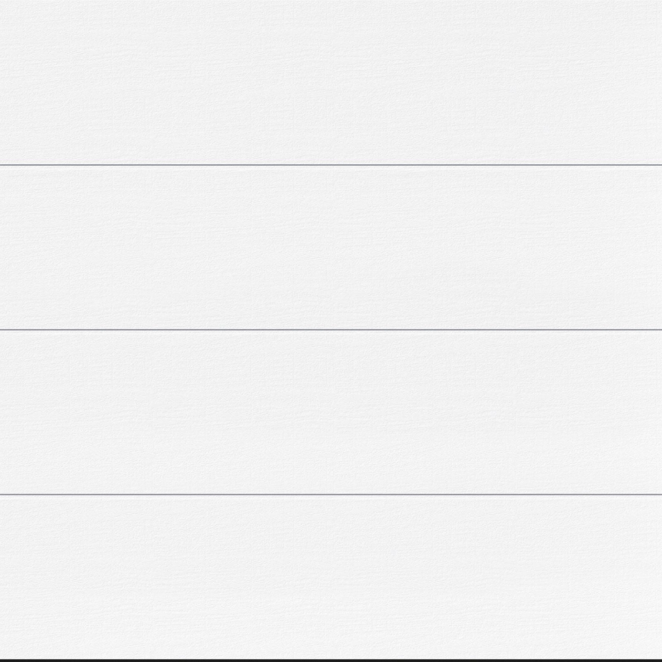 HÖRMANN Sektionaltor LPU42 mit Zarge L-Sicke verkehrsweiß, Woodgrain, 2315x2080 mm,Zarge mit L-Beschlag Image