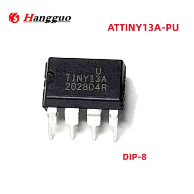 Original ATTINY13A-PU DIP-8 ATTINY13A ATMEL ATTINY13 13A-PU 8DIP IC Chip Beste qualität Image